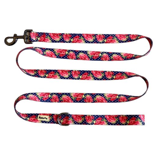 Pawsome - English Rose Dog Leash - Longer length for Freedom (2mt)